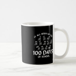 Caneca De Café 100 Dias De Estudo De Professores Legal Com Adição