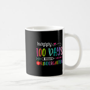 Caneca De Café 100 Dias De Jardim De Infância 100 Dias De Escola
