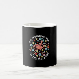 Caneca De Café 100 Dias De Máscara Flamingo De Rosto Escolar