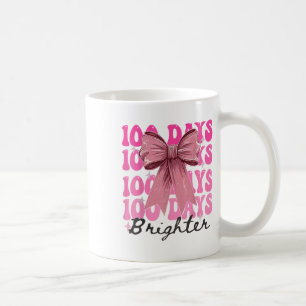 Caneca De Café 100 Dias De Meninas Escolares Coquetê Arco 100º Di