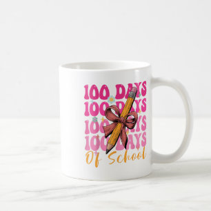 Caneca De Café 100 Dias De Meninas Escolares Coquetê Arco 100º Di