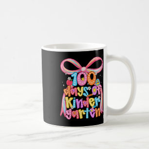 Caneca De Café 100 Dias De Professora De Jardim De Infância Menin