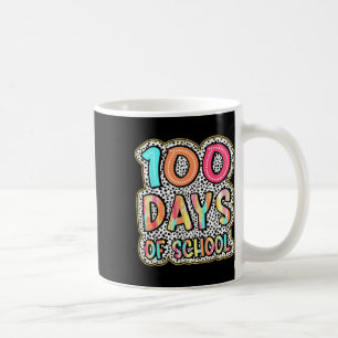 Caneca De Café 100 Dias De Professores Crianças 100 Dia De