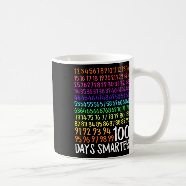 Caneca De Café 100 Dias De Professores Crianças De 100 Dias De Ma (Direita)