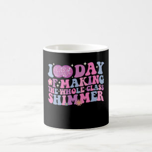 Caneca De Café 100 Dias Fazendo a Turma Inteira Brilhar Disco