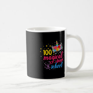 Caneca De Café 100 Dias Mágicos Crianças Unicórn Figuram 100º Dia