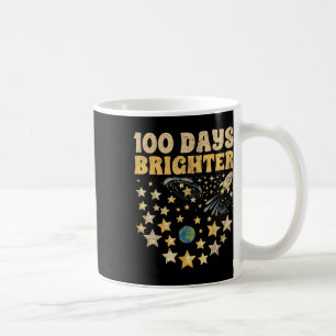 Caneca De Café 100 Dias Mais Brilhantes Crianças 100º Dia das Est