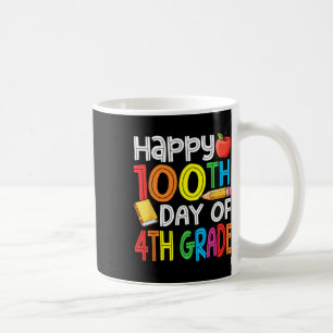 Caneca De Café 100 Dias Mais Inteligentes 4º Ano Da Escola