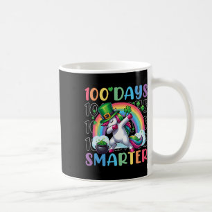 Caneca De Café 100 Dias Mais Inteligentes Dabbing Irish Unicorn S
