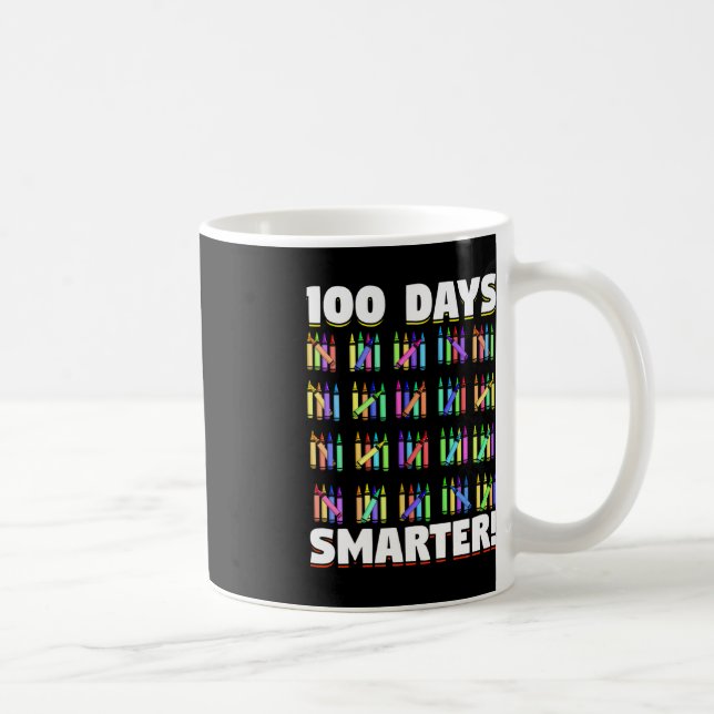 Caneca De Café 100 Dias Mais Inteligentes Para O Estudante De Cra (Direita)