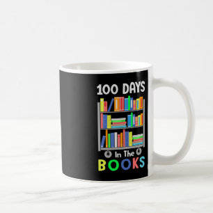 Caneca De Café 100 dias nos livros Lendo Rua de Professores Bibli