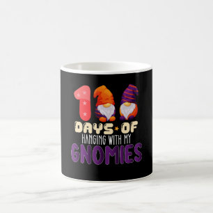 Caneca De Café 100 Dias Pendurado Com a Escola dos Meus Gnomos
