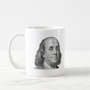 Caneca De Café 100 dólares, Benjamin Franklin