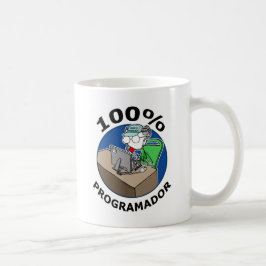 Caneca De Café 100% Programador