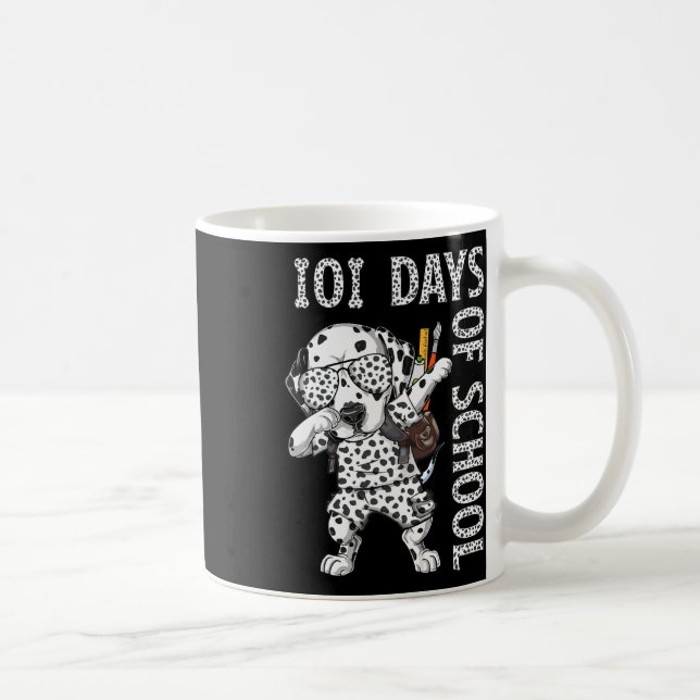 Caneca De Café 101 Dias Escolar Dalmatian Dabbing Professores Cri (Direita)