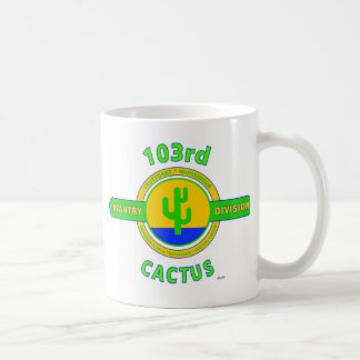 Caneca De Café 103RD DIVISÃO de INFANTARIA do "DIVISÃO CACTO "