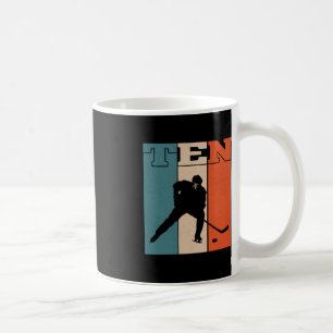 Caneca De Café 10.º Aniversário Retro Hóquei no Gelo 10 Anos Garo