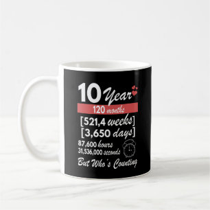 Caneca De Café 10 anos de casamento