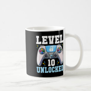 Caneca De Café 10 Jogo de Vídeo Desbloqueado 10º Aniversário Game