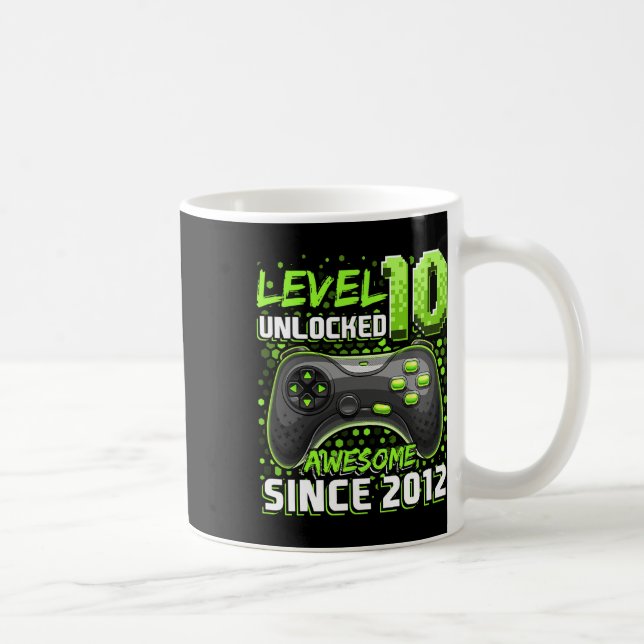 Caneca De Café 10 Vídeo Jogo 2012 Desbloqueado 10º Aniversário (Direita)