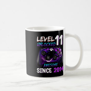Caneca De Café 11 Birthday Boy Nível 11 Desbloqueado Incrível Des