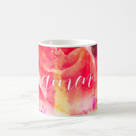 Caneca De Café 11 oz Floral AMEN Café Mug