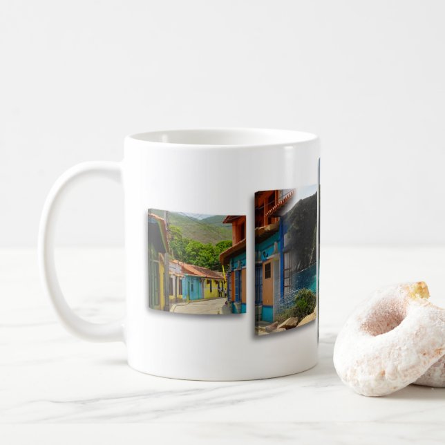 Caneca De Café 11 Oz Mug Gift for Those Who Love Venezuela (Com Donut)