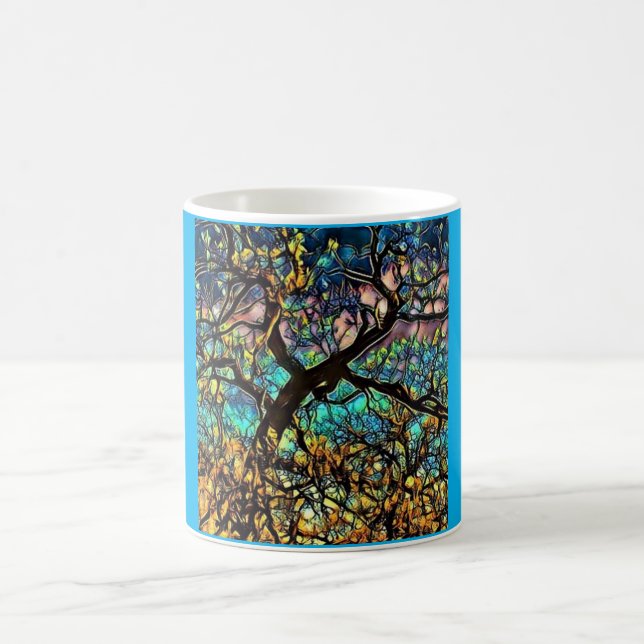 Caneca De Café 11 oz. Mug-Tree Life Coffee (Centro)