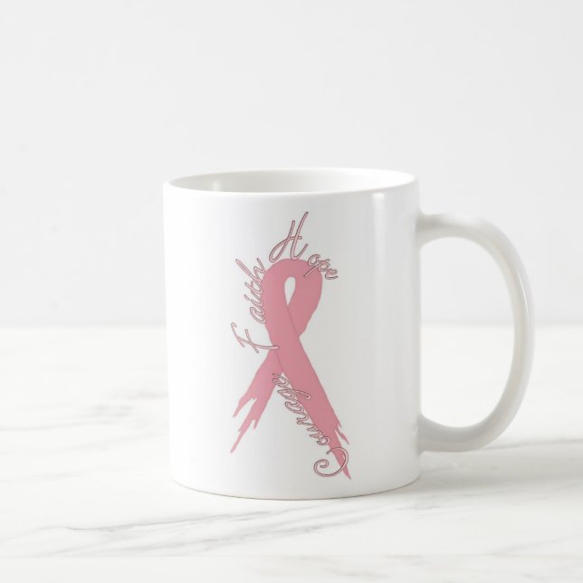 Caneca de café 11oz do &Hope da fé da coragem do (Direita)