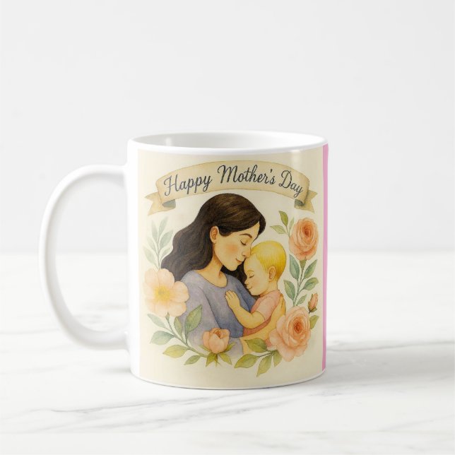 Caneca De Café 11oz Mother`s Day Mug (Esquerda)