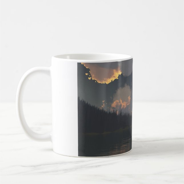 Caneca De Café 11oz mug with "Eclipse" image (Esquerda)