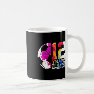 Caneca De Café 12 Anos Sendo Incrível Futebol 12º Aniversário