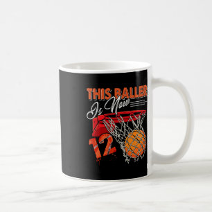 Caneca De Café 12 Birthday Bysketbyll Diversão 12 Anos Crianças G
