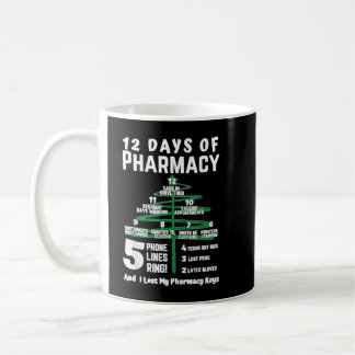 Caneca De Café 12 days of pharmacy christmas pharmacy pharmacy ch