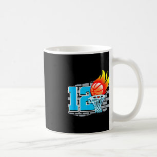 Caneca De Café 12 de basquete de 12 anos Tema B