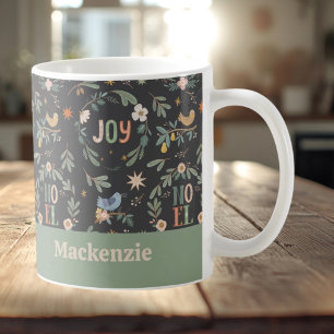 Caneca De Café 12 dias de Natal Padrão