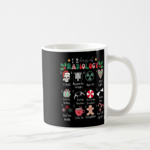 Caneca De Café 12 Dias Engraçados De Radiologia Natal Radiate Xra