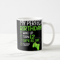 12th Perfect Birthday Boys Gaming 12 Years Old Gif