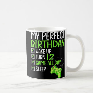 Caneca De Café 12th Perfect Birthday Boys Gaming 12 Years Old Gif
