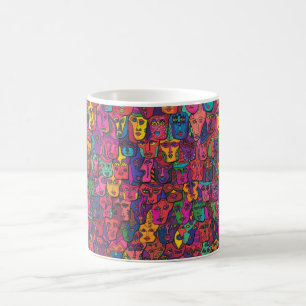 Caneca De Café 133 caras da mudança