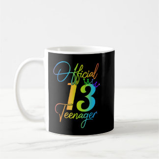 Caneca De Café 13 anos Presentes 13 13 de Adolescente Oficial