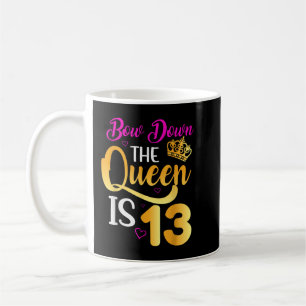 Caneca De Café 13 Birthday Girls 13 Anos Oficial Teenager Bir