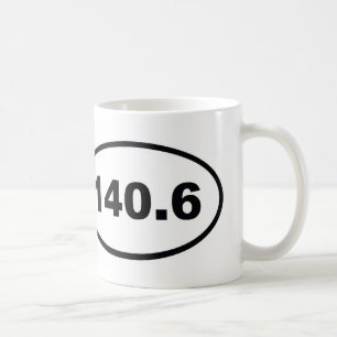 Caneca De Café 140,6 milhas de triathlon