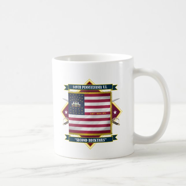Caneca De Café 149th Pennsylvania V.I. (Direita)