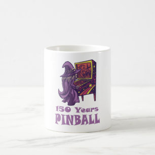 Caneca De Café 150 Anos de Arcade do Assistente de Pinball