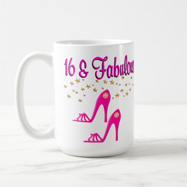 CANECA DE CAFÉ 16 E FABULOSO DESIGN DE 16 ANOS (Esquerda)