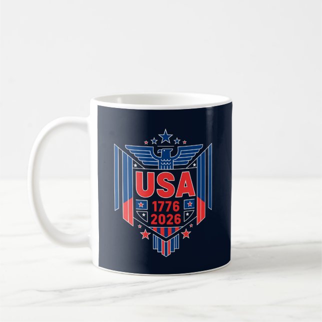 CANECA DE CAFÉ 1776-2026 EUA (Esquerda)