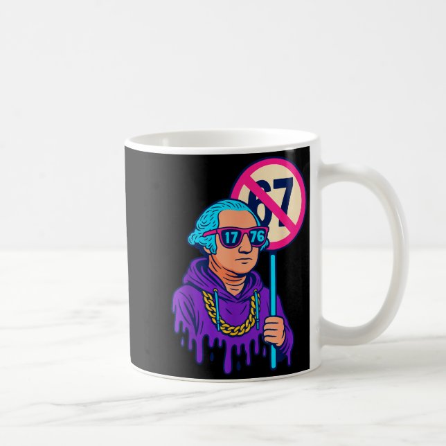 Caneca De Café 1776 Mais de 67 Meme Engraçado George Washington G (Direita)