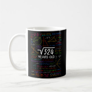 Caneca De Café 18ª Raiz Quadrada 324 18 Anos