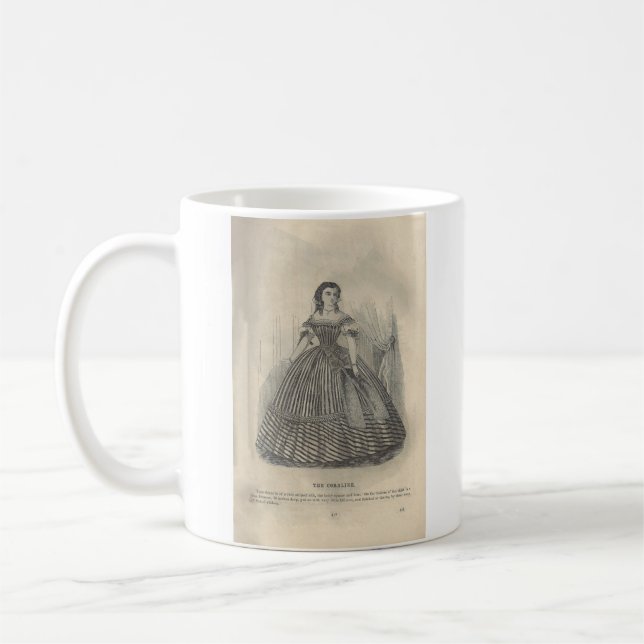 Caneca De Café 1860 Godey's The Coraline Mugs (Esquerda)
